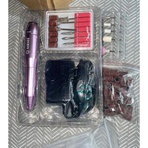 New Portable Electric Nail Drill Professional Efile Nail Drill Kit for Acrylic